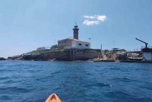 Excursion en kayak et plongée en apnée dans les îles désertes du Cap d'Or de Rovinj