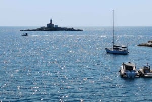 Rovinj: Excursión en kayak y snorkel por las Islas Desiertas del Cabo Dorado