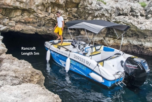 ロヴィニ：リムフィヨルドとロヴィニ諸島のスピードボートツアーをお楽しみください