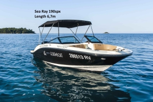 ロヴィニ：リムフィヨルドとロヴィニ諸島のスピードボートツアーをお楽しみください