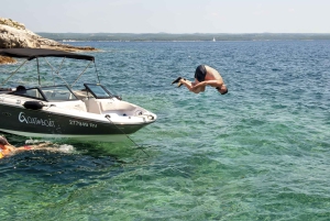 ロヴィニ：リムフィヨルドとロヴィニ諸島のスピードボートツアーをお楽しみください