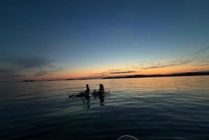 Rovinj: Nachttour in einem transparenten Kajak um die Inseln