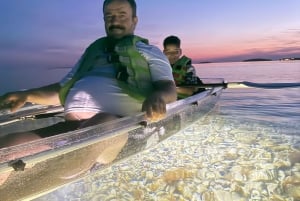 Rovinj: Nachttour in einem transparenten Kajak um die Inseln