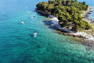 Rovinj: excursión por las islas de lujo con natación y snorkel