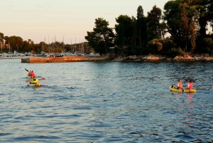 Sport acquatici Rovigno - Tour in kayak, snorkeling, drink gratuito e foto