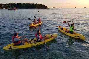 Sport acquatici Rovigno - Tour in kayak, snorkeling, drink gratuito e foto