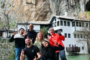 Sarajevo: Mostar, Konjic, Počitelj, Sufi House & Waterfalls