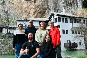 Sarajevo: Mostar, Konjic, Počitelj, Sufi House & Waterfalls