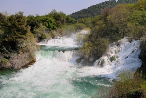 Šibenik ou Zadar : chutes de Krka, moulin à huile, dégustation d'huile et de vin