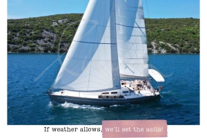 Šibenik: Privat dagstur med seiling og valgfri lunsj