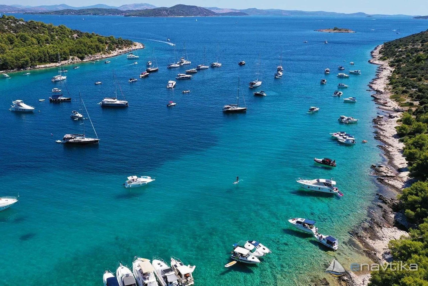 Šibenik: Riviera Speedboat Tour with 3 Islands