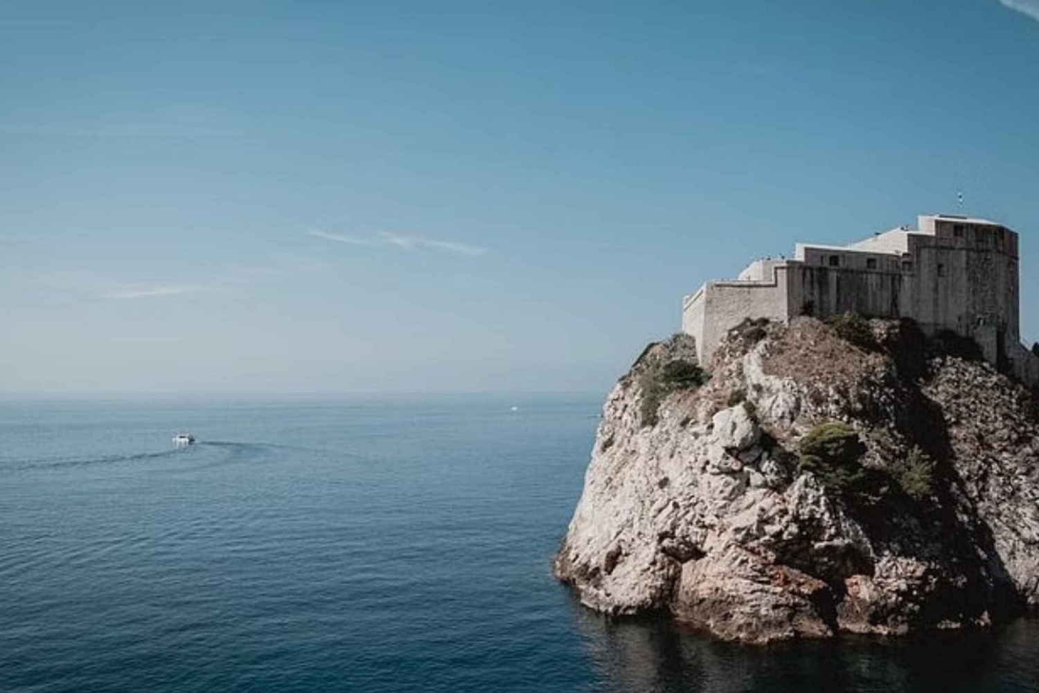 Sightseeing-Bootsfahrt in der Altstadt von Dubrovnik