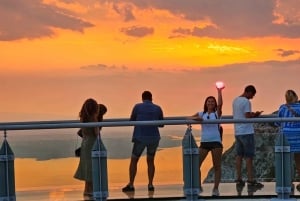 スカイウォーク（1228m）とセント ジョージ（1762m）エコツアー