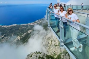 スカイウォーク（1228m）とセント ジョージ（1762m）エコツアー
