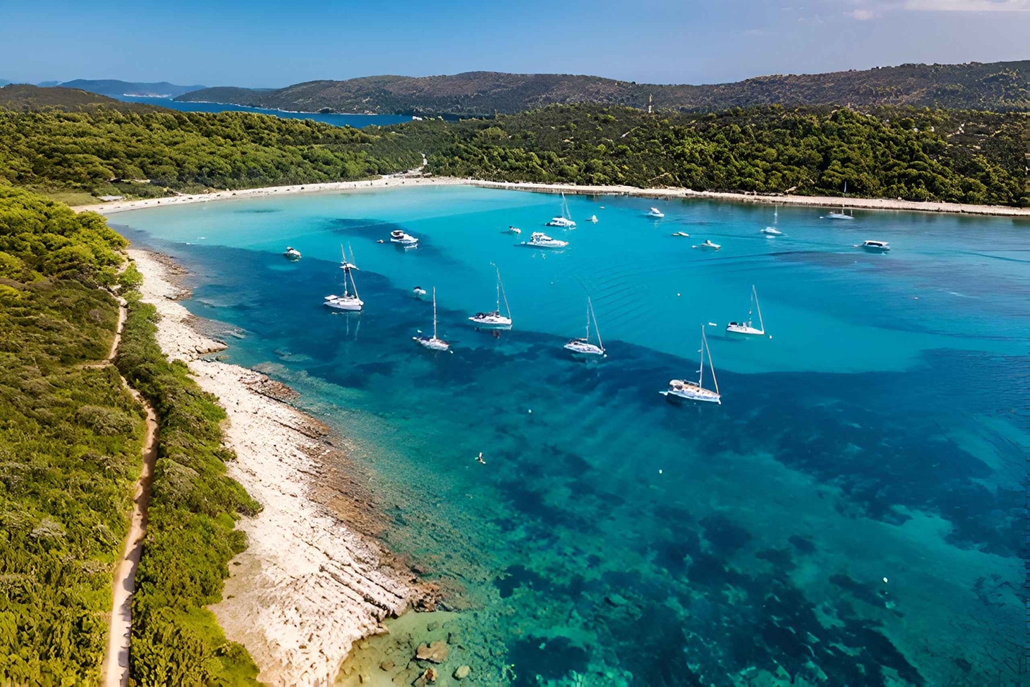 Excursiones en lancha rápida Sakarun,Sunkenshipp,Veli Rat,Bozava;Muline..