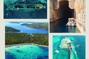 Speedboat Touren Sakarun,Sunkenshipp,Veli Rat,Bozava;Muline..