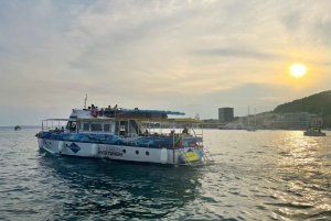 Spalato: Crociera in barca sulla Riviera di 1,5 ore con una bevanda gratuita