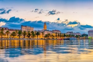 Spalato: Crociera in barca sulla Riviera di 1,5 ore con una bevanda gratuita