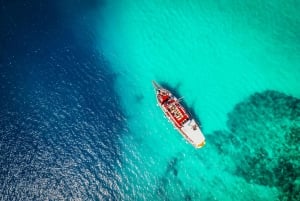 Split: Cruise på 3 øyer og Blå lagune med lunsj og drikkevarer