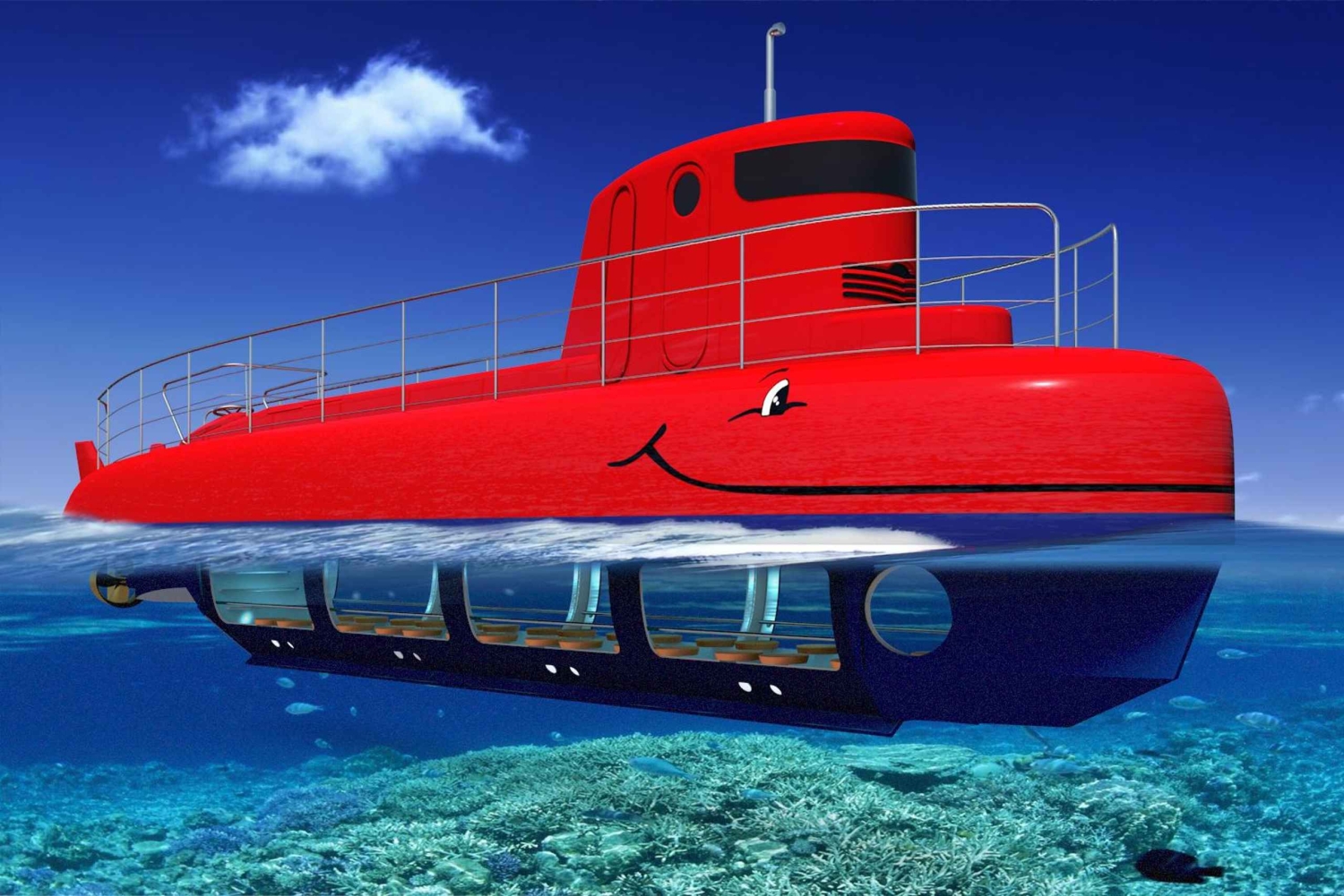 Split: 45 minuters tur med halvubåt