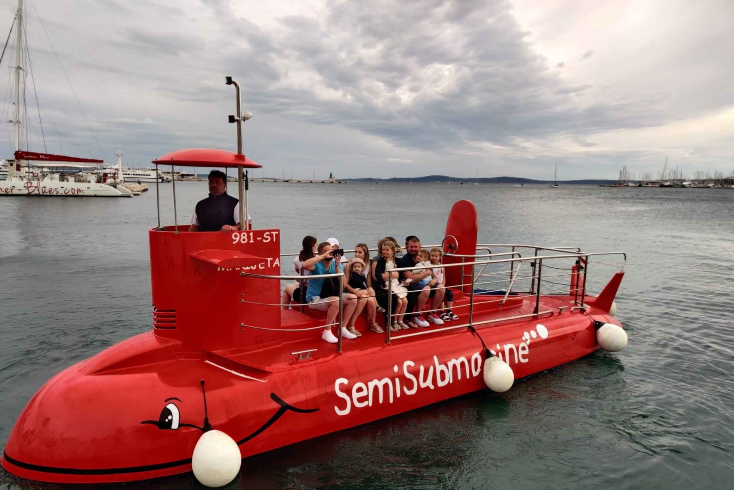 Split: 45 minuters tur med halvubåt