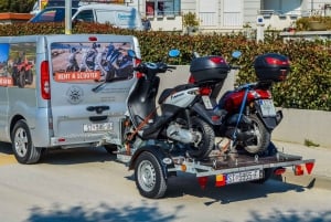 Split : Location de scooters 50cc avec casques