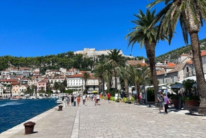 Split : Visite d'une jounée des 5 îles de la Grotte Bleue avec Hvar et Vis