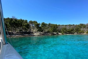 Split : Visite d'une jounée des 5 îles de la Grotte Bleue avec Hvar et Vis