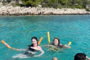 Split: Blue Lagoon & 3 Island Cruise with Wine & Snorkeling