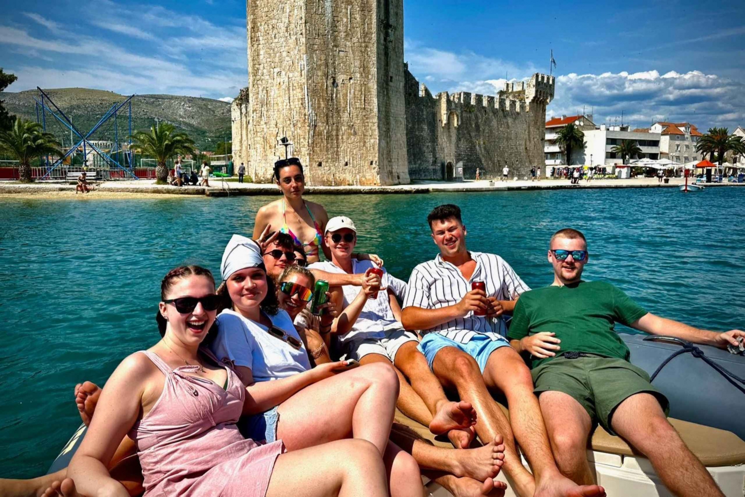 Split: Blue Lagoon, 3 eilanden en wijnproeven privétour