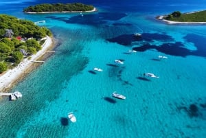 Split: Liten gruppetur med lunsj i Den blå lagune og 3 øyer