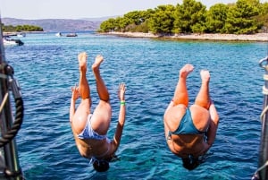 Spalato: Laguna Blu, 3 isole, grande scivolo, pranzo mediterraneo