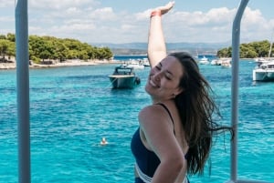 Split: Blue Lagoon and 3 Island Cruise with Food and Drinks