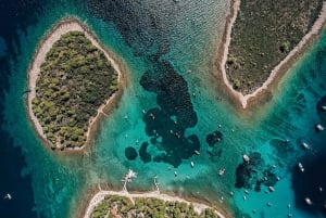 Split: Hurtigbåttur med Den blå lagune og 3 øyer
