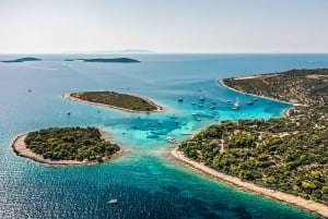 Split: Hurtigbåttur med Den blå lagune og 3 øyer