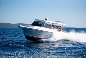 Spalato: Tour in motoscafo della Laguna Blu e delle 3 isole