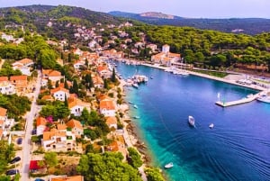 Split: Blaue Lagune, Hvar und 5 Inseln Bootstour mit Mittagessen