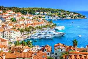 Split: Blå lagune, Hvar & 5 øer Lille gruppe med frokost