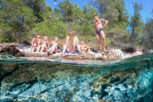 Split: Blue Lagoon Party Cruise med badstopp och efterfest
