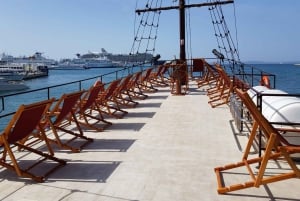 Split : Croisière en bateau pirate dans le lagon bleu avec déjeuner et boissons