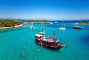 Split: Cruzeiro de barco pirata na Lagoa Azul com almoço e bebidas
