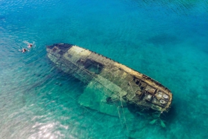 Split: Blå lagunen, skeppsbrott och Trogir-kryssning med lunch