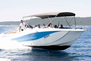 Split: Blå lagunen, Trogir och Solta med motorbåt