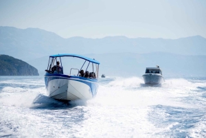 Split: Blå lagunen, Trogir och Solta med motorbåt