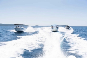 Split: Blå lagunen, Trogir och Solta med motorbåt