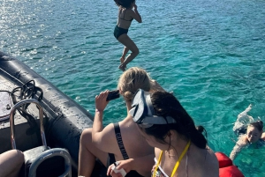 Split : Tour en bateau de la lagune bleue, de Čiovo et de la plage de Labadusa