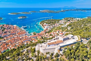 Split - Båttur till Blå grottan Båttur till Blå grottan, Vis, Blå lagunen, Hvar, Brač