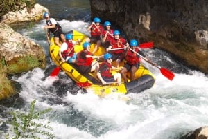 Split: Cetina River Rafting with Cliff Jumping and Cave Tour