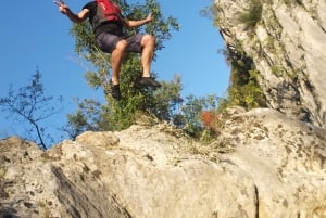 Split: Cetina River Rafting with Cliff Jumping and Cave Tour