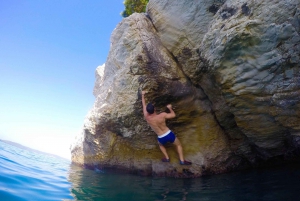 Split : Saut de falaise et excursion en solitaire en eaux profondes